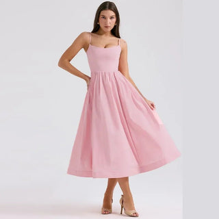 Elegant Fashion Midi Summer Dress - Diva Melody