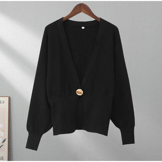 Elegant Knit Button Cardigan - Diva Melody