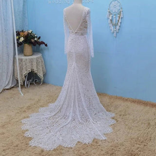 Elegant Lace Bridal Gown - Diva Melody