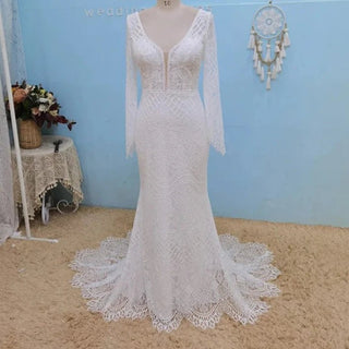 Elegant Lace Bridal Gown - Diva Melody