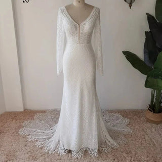 Elegant Lace Bridal Gown - Diva Melody