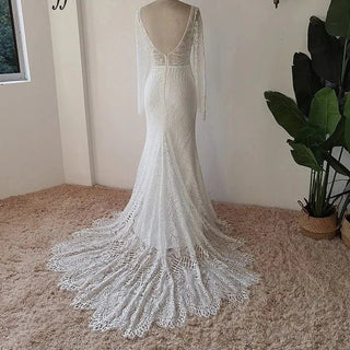 Elegant Lace Bridal Gown - Diva Melody