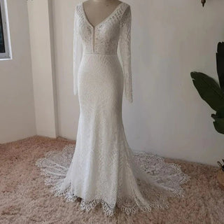 Elegant Lace Bridal Gown - Diva Melody