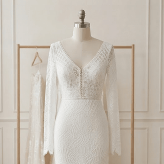 Elegant Lace Bridal Gown - Diva Melody