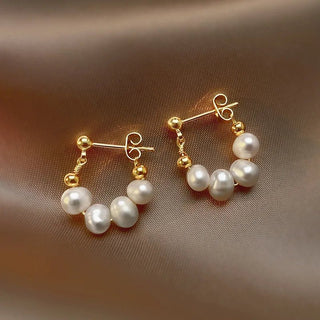 Elegant Pearl Earrings Sweet Accessories - Diva Melody