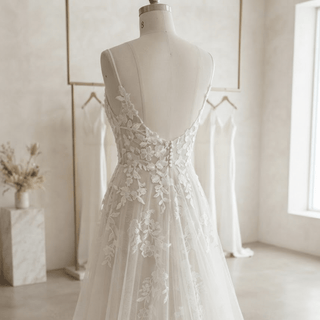 Elegant Sequined Bridal Gown - Diva Melody