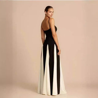 Elegant Sleeveless A - Line Maxi Dress - Diva Melody