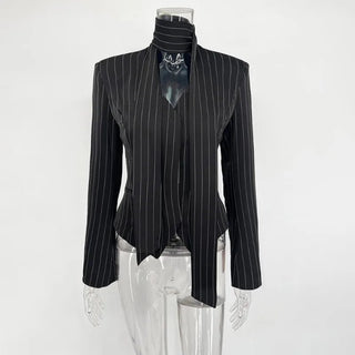 Elegant Striped 3‑Piece Dress Set - Diva Melody