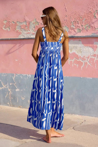 Elegant Summer A - Line Maxi Dress - Diva Melody