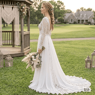 Elopement Photoshoot Bridal Gown - Diva Melody
