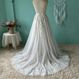 Ethereal Illusion Wedding Gown - Diva Melody