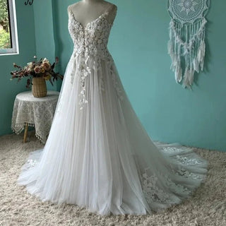 Ethereal Illusion Wedding Gown - Diva Melody