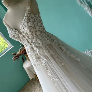 Ethereal Illusion Wedding Gown - Diva Melody