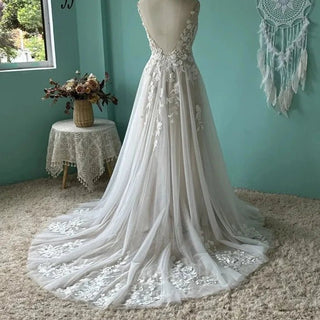 Ethereal Illusion Wedding Gown - Diva Melody