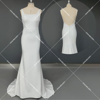 Ethereal Satin Bridal Dress - Diva Melody