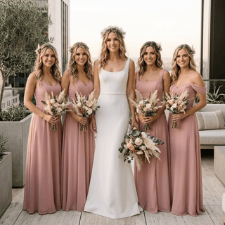 Ethereal Satin Bridal Dress - Diva Melody