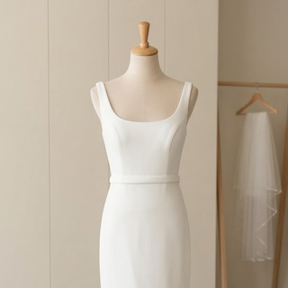 Ethereal Satin Bridal Dress - Diva Melody