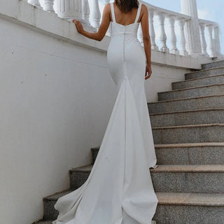 Ethereal Satin Bridal Dress - Diva Melody