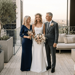 Ethereal Satin Bridal Dress - Diva Melody