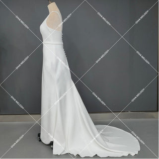 Ethereal Satin Bridal Dress - Diva Melody