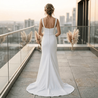 Ethereal Satin Bridal Dress - Diva Melody