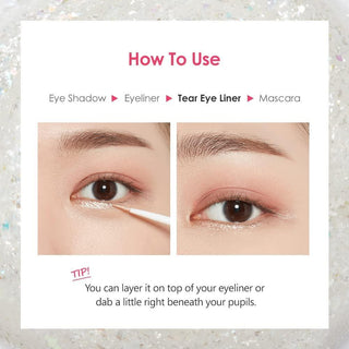 [Etudehouse] Tear Eye Liner 01 White - Diva Melody
