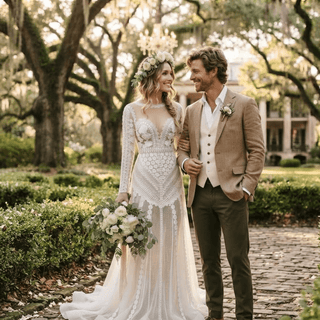 Exquisite Long Sleeves Wedding Dress - Diva Melody