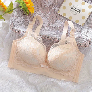 Extra Thick 12cm Small Chest Flat Chest Gathered Bra No Steel - Diva Melody