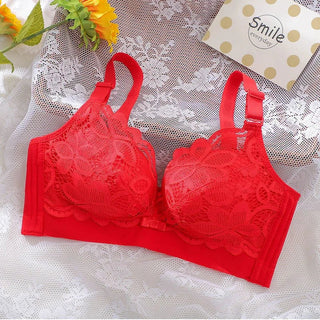 Extra Thick 12cm Small Chest Flat Chest Gathered Bra No Steel - Diva Melody