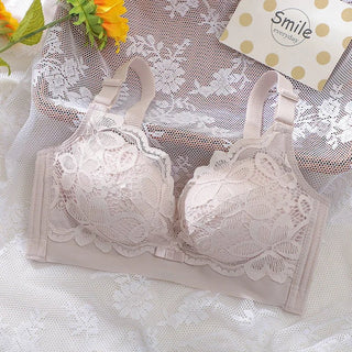 Extra Thick 12cm Small Chest Flat Chest Gathered Bra No Steel - Diva Melody