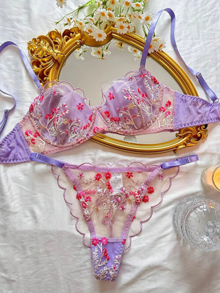 Fairy Beautiful 2 Set Underwear Lace Exotic Sets See - Through Intimate - Diva Melody