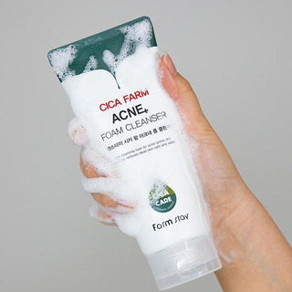 [Farmstay] Cica Farm Acne Foam Cleanser 180ml - Diva Melody