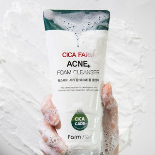 [Farmstay] Cica Farm Acne Foam Cleanser 180ml - Diva Melody