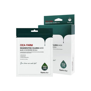 [Farmstay] Cica Farm Regenerating Calming Mask 25ml*10pcs - Diva Melody