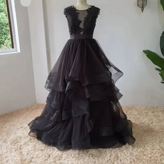 Fashion Black Wedding Dress - Diva Melody