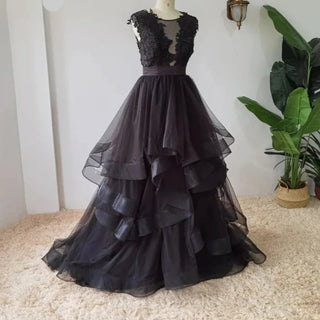 Fashion Black Wedding Dress - Diva Melody