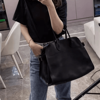 Fashion Cowhide Tote Bag - Diva Melody