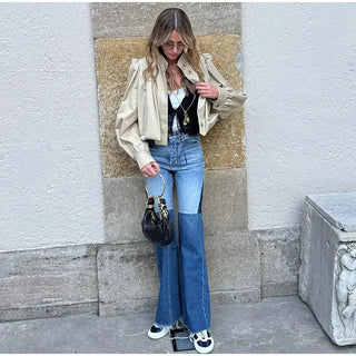 Fashion Long Sleeve Bomber Jacket - Diva Melody