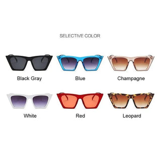 Fashion Square Cat Eye Sunglasses Classic Vintage UV400 - Diva Melody