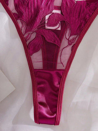 Floral Lace Two - Piece Intimates Set - Diva Melody