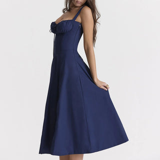 Floral Print Bustier Beach Dress - Diva Melody