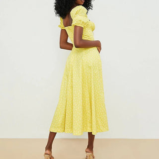 Floral Slim - Fit High Split Dress - Diva Melody