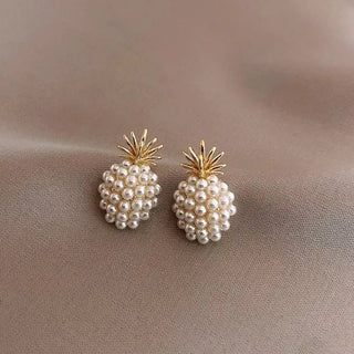 Flower Zircon Stud Earrings - Diva Melody