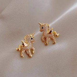 Flower Zircon Stud Earrings - Diva Melody