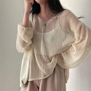 Full Sleeves Casual Sweaters Pullovers - Diva Melody