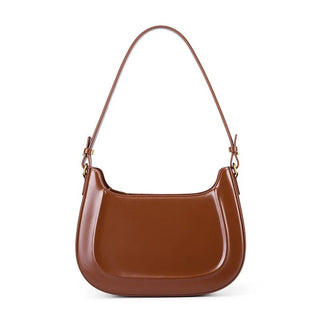 Genuine Leather Minimalist Shoulder Bag - Diva Melody