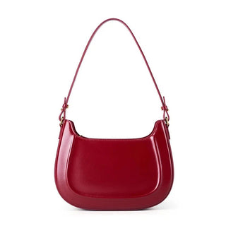 Genuine Leather Minimalist Shoulder Bag - Diva Melody