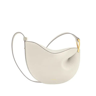 Genuine Leather Saddle Crossbody Bag - Diva Melody