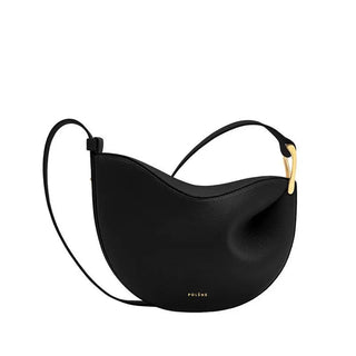 Genuine Leather Saddle Crossbody Bag - Diva Melody