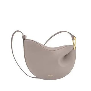 Genuine Leather Saddle Crossbody Bag - Diva Melody
